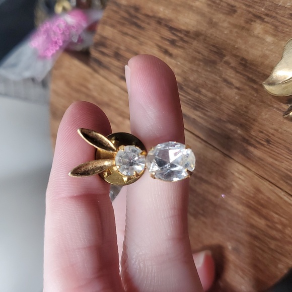2ct cz bunny rabbit pin collectible stunning! B828 - Picture 1 of 2